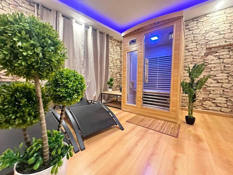 E Servagnat T3 Luxe Avec Sauna Jacuzzi Et Hammam Épernay Esterno foto